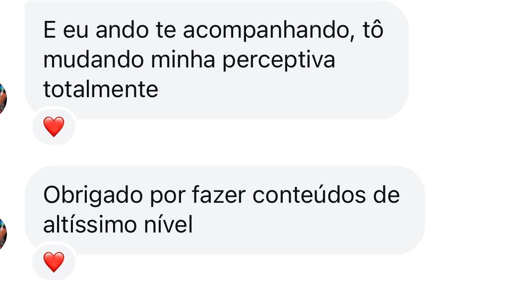 Depoimento via WhatsApp